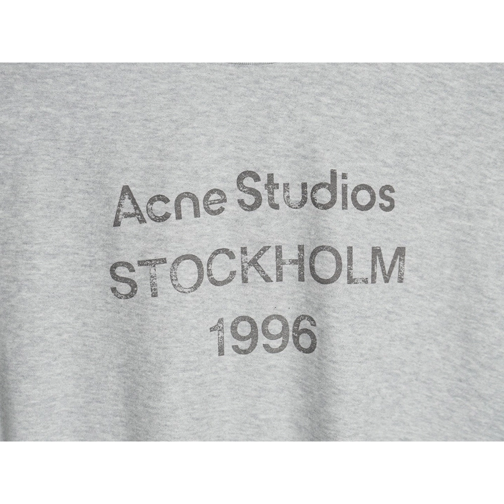Acne Studios Gradient Mottled 1996 Lettering Print Short Sleeve T-shirt,All order with free shipping Acne Studios