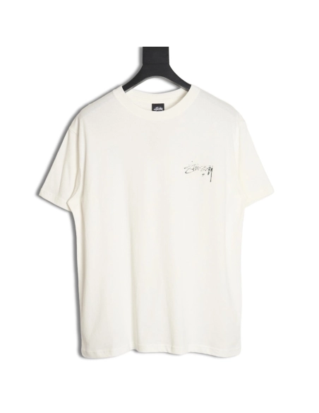 Stussy mercury print short-sleeved T-shirt,All order with free shipping Stussy