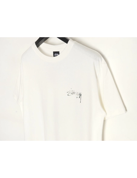 Stussy mercury print short-sleeved T-shirt,All order with free shipping Stussy