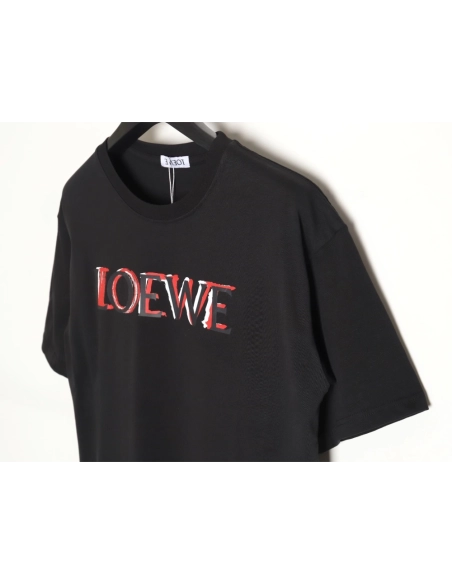 Loewe 24SS painted letter short-sleeved T-shirt,All order with free shipping Loewe