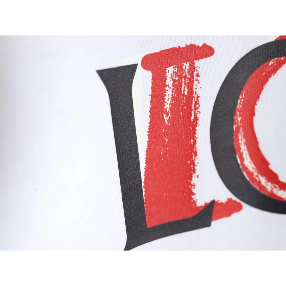 Loewe 24SS painted letter short-sleeved T-shirt,All order with free shipping Loewe