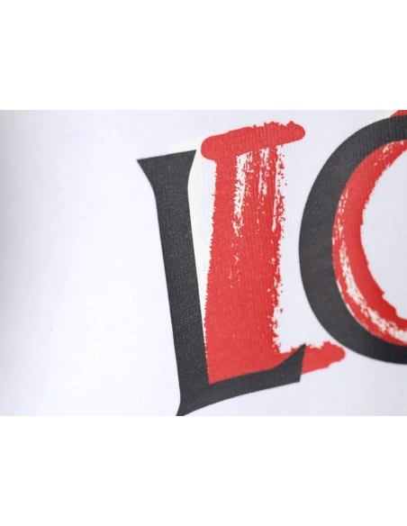 Loewe 24SS painted letter short-sleeved T-shirt,All order with free shipping Loewe