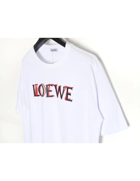 Loewe 24SS painted letter short-sleeved T-shirt,All order with free shipping Loewe