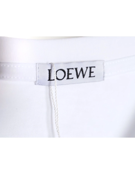 Loewe 24SS painted letter short-sleeved T-shirt,All order with free shipping Loewe