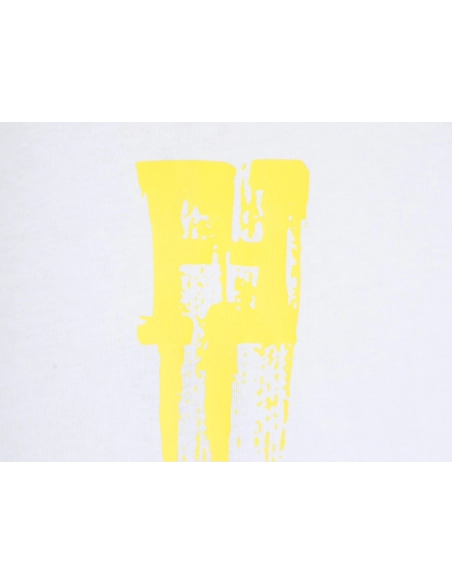 Fendi 24SS painted lettering short-sleeved T-shirt,All order with free shipping Fendi