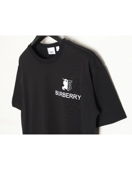 Burberry 24SS Spliced ??War Horse Short Sleeve T-Shirt TSK1,All order with free shipping Burberry