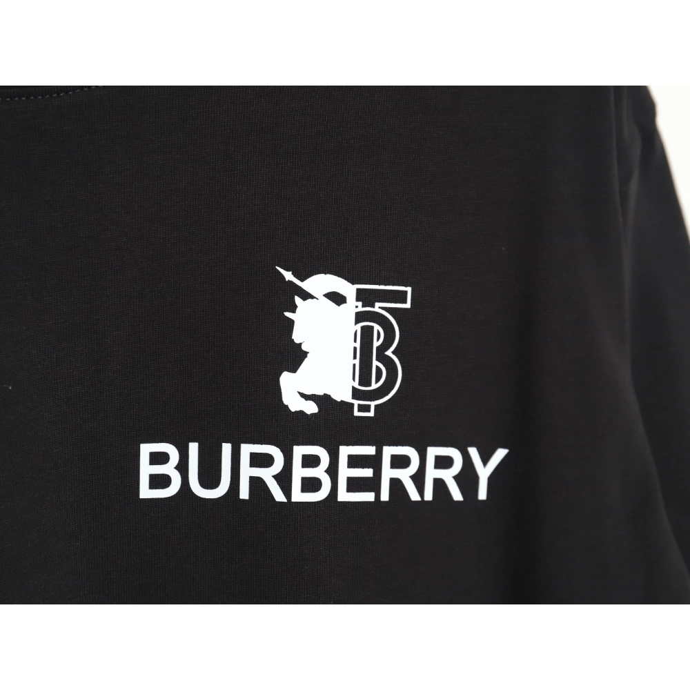 Burberry 24SS Spliced ??War Horse Short Sleeve T-Shirt TSK1,All order with free shipping Burberry