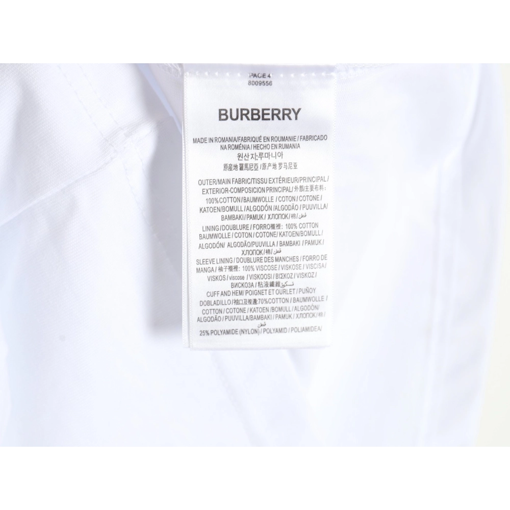 Burberry 24SS Spliced ??War Horse Short Sleeve T-Shirt,All order with free shipping Burberry