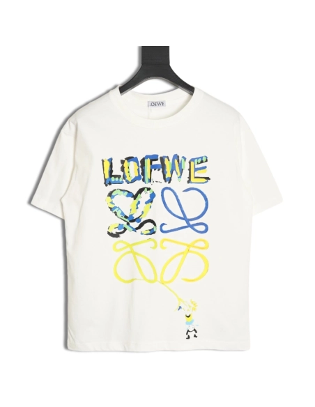 Loewe 24SS Red Panda Short Sleeve T-Shirt,All order with free shipping Loewe