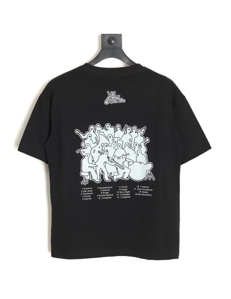 Reps Louis Vuitton 24SS band short-sleeved T-shirt TSK1,All order with free shipping Reps Louis Vuitton