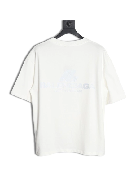 Balenciaga 24SS reflective lettering print short-sleeved T-shirt,All order with free shipping Balenciaga