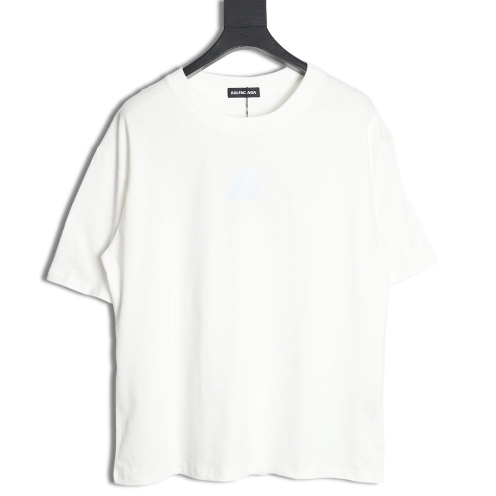 Balenciaga 24SS reflective lettering print short-sleeved T-shirt,All order with free shipping Balenciaga