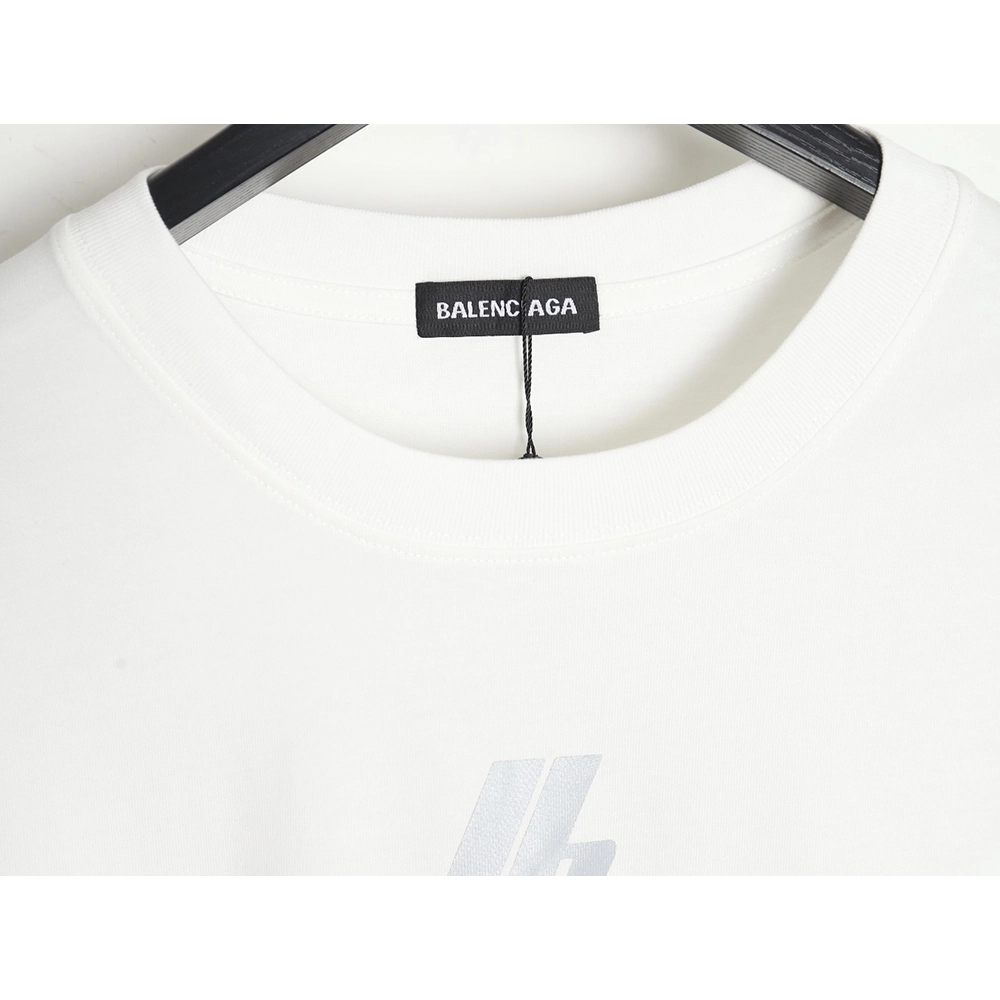 Balenciaga 24SS reflective lettering print short-sleeved T-shirt,All order with free shipping Balenciaga