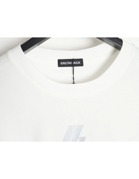 Balenciaga 24SS reflective lettering print short-sleeved T-shirt,All order with free shipping Balenciaga