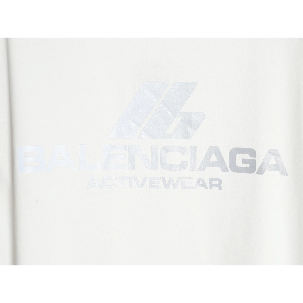 Balenciaga 24SS reflective lettering print short-sleeved T-shirt,All order with free shipping Balenciaga
