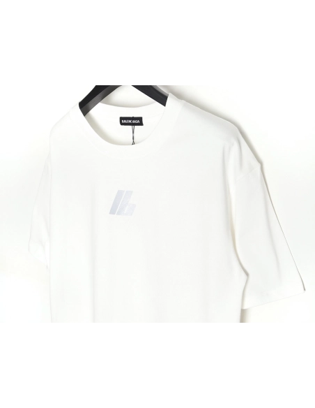 Balenciaga 24SS reflective lettering print short-sleeved T-shirt,All order with free shipping Balenciaga