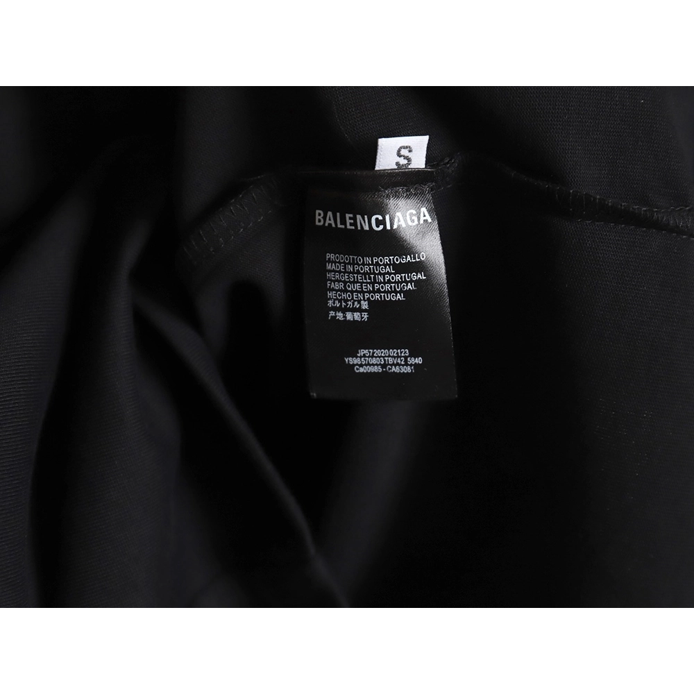 Balenciaga 24SS misplaced letter print short-sleeved T-shirt TSK1,All order with free shipping Balenciaga