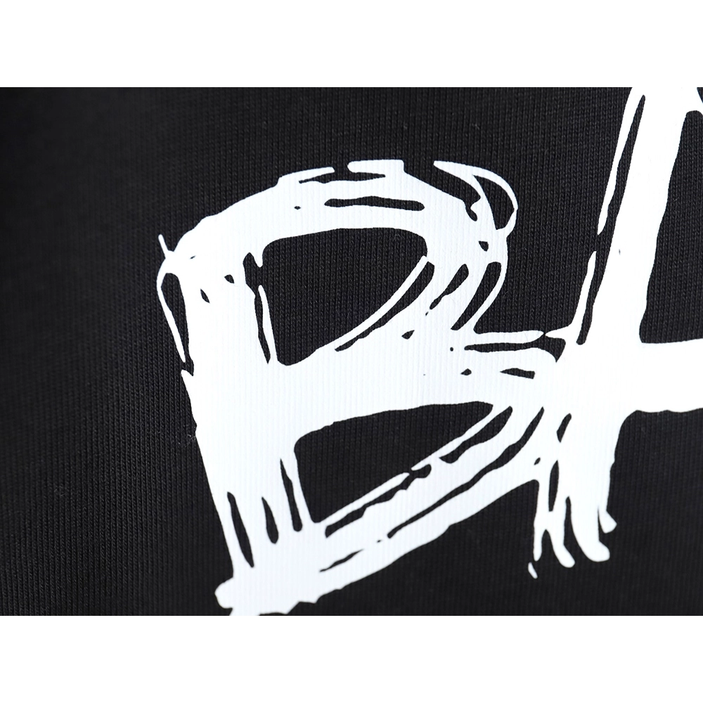 Balenciaga 24SS misplaced letter print short-sleeved T-shirt TSK1,All order with free shipping Balenciaga