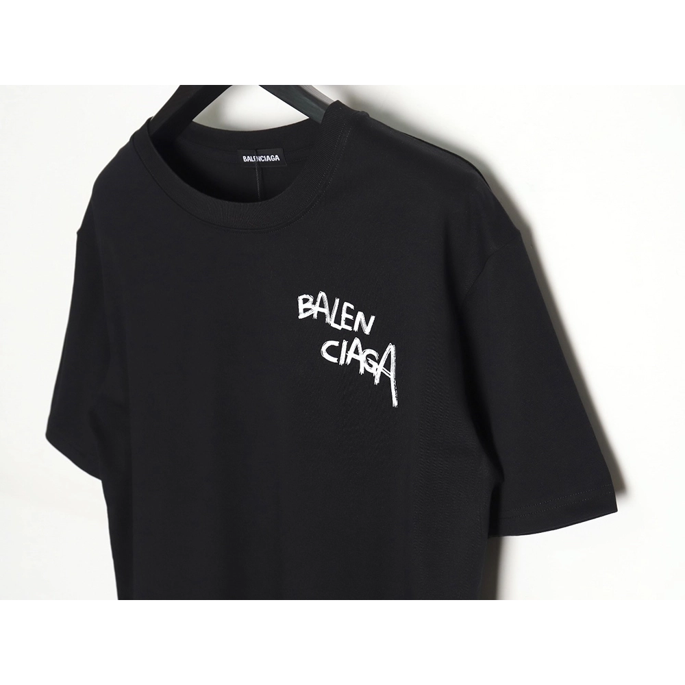 Balenciaga 24SS misplaced letter print short-sleeved T-shirt TSK1,All order with free shipping Balenciaga