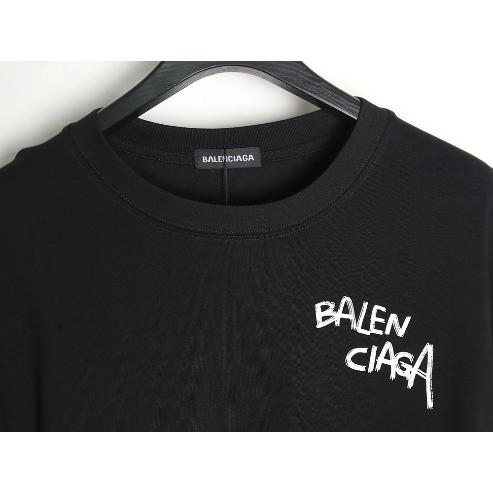 Balenciaga 24SS misplaced letter print short-sleeved T-shirt TSK1,All order with free shipping Balenciaga