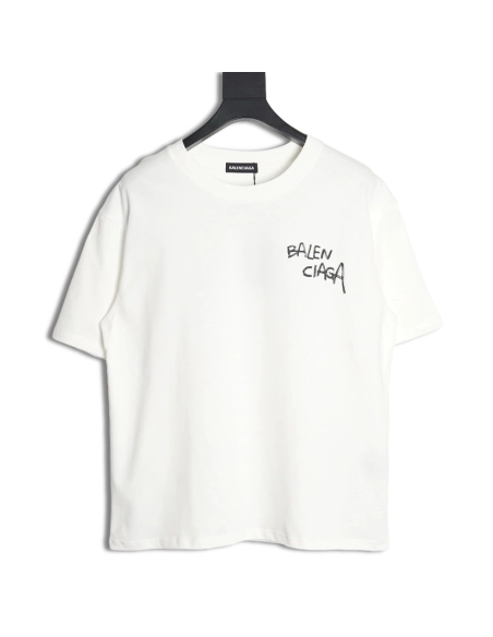 Balenciaga 24SS misplaced letter print short-sleeved T-shirt,All order with free shipping Balenciaga