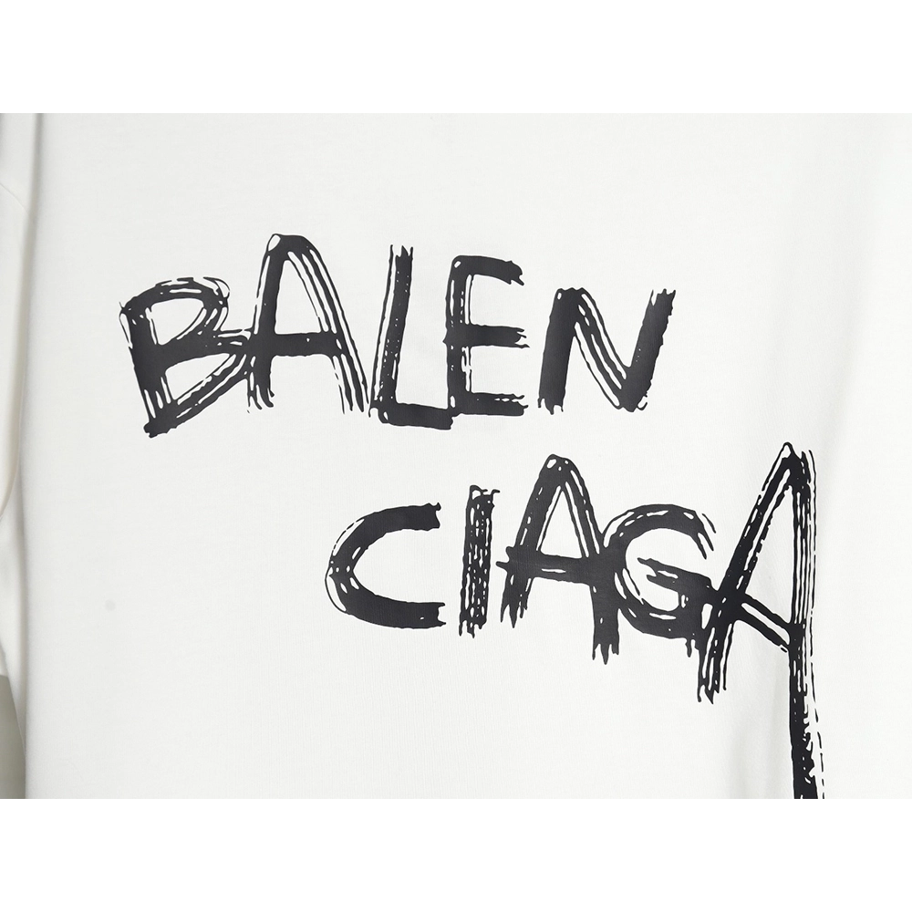 Balenciaga 24SS misplaced letter print short-sleeved T-shirt,All order with free shipping Balenciaga