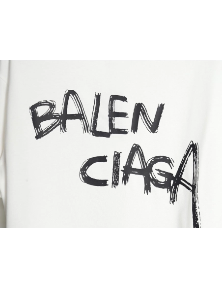 Balenciaga 24SS misplaced letter print short-sleeved T-shirt,All order with free shipping Balenciaga