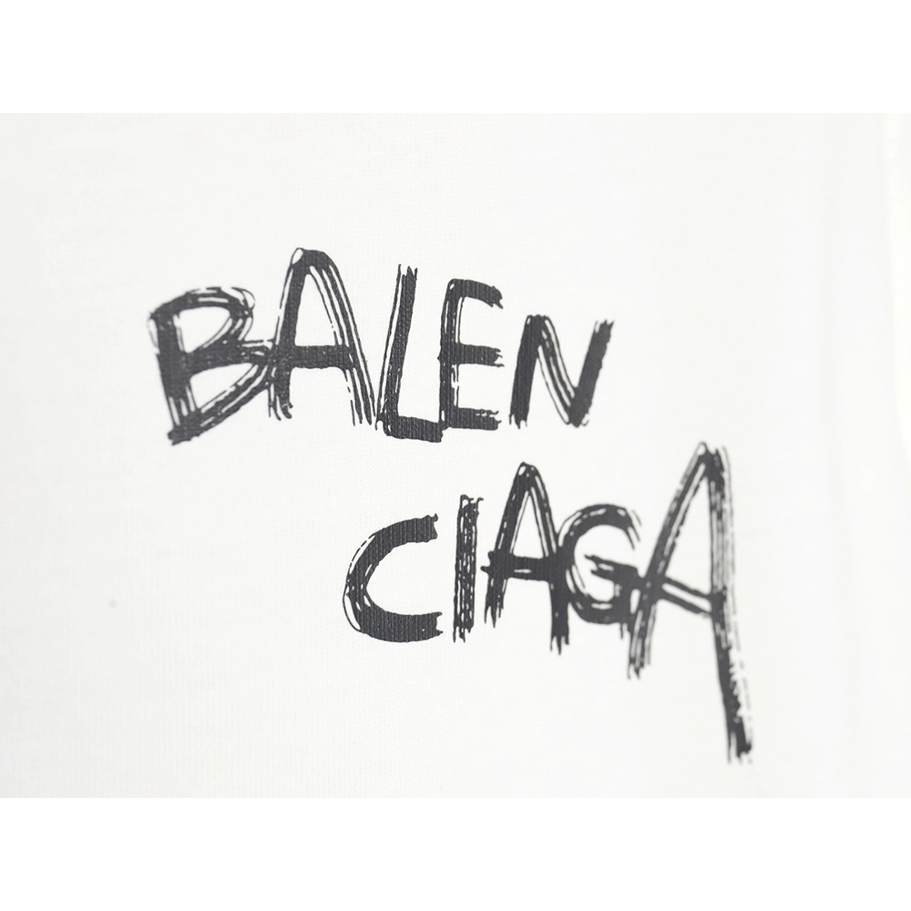 Balenciaga 24SS misplaced letter print short-sleeved T-shirt,All order with free shipping Balenciaga