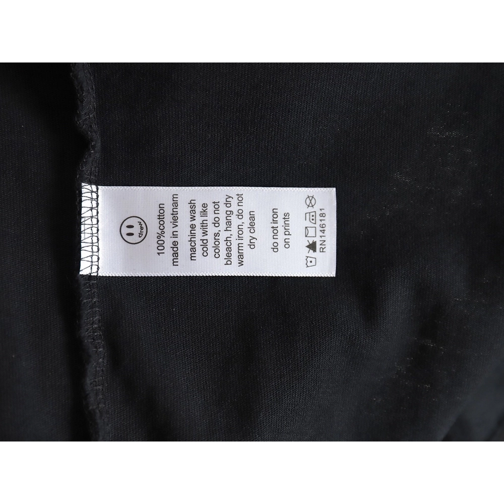 Drew House 23SS flame letter washed short-sleeved T-shirt,All order with free shipping drew house