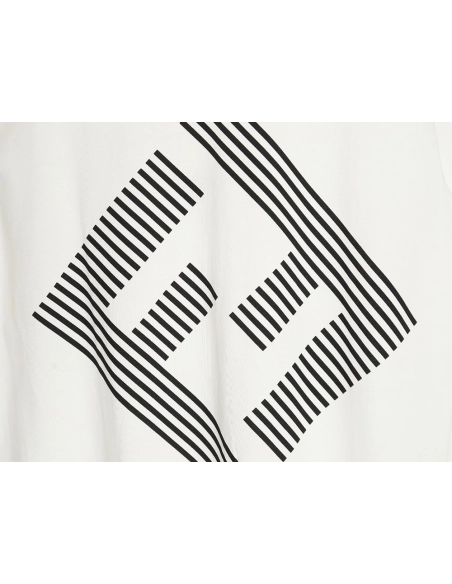 Fendi 24ss double F letter print short-sleeved T-shirt,All order with free shipping Fendi