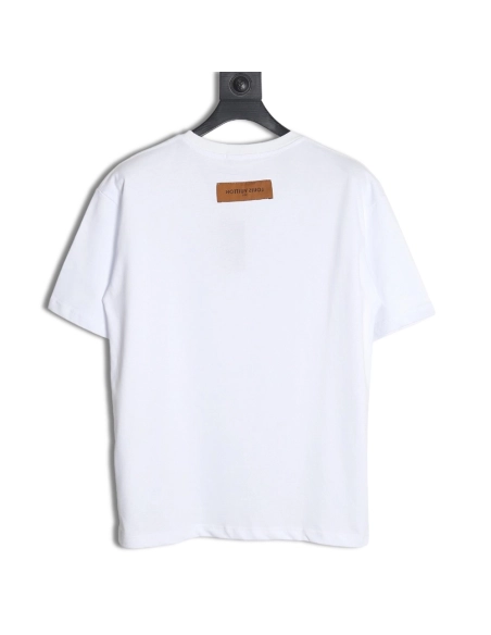 Reps Louis Vuitton 24SS blurred logo print short-sleeved T-shirt,All order with free shipping Reps Louis Vuitton