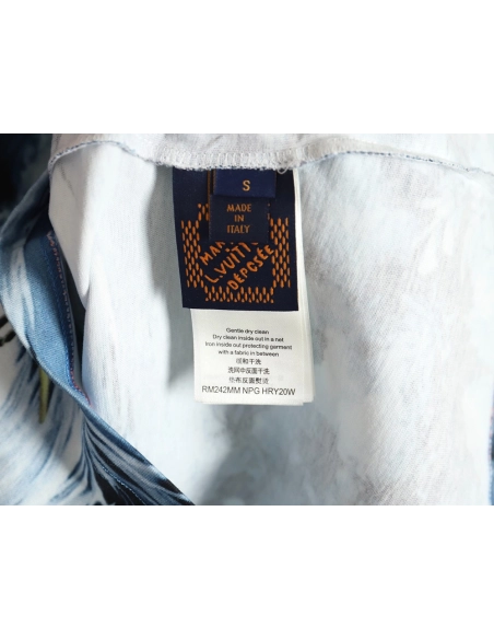Reps Louis Vuitton 24SS Wave Print Short Sleeve T-Shirt,All order with free shipping Reps Louis Vuitton