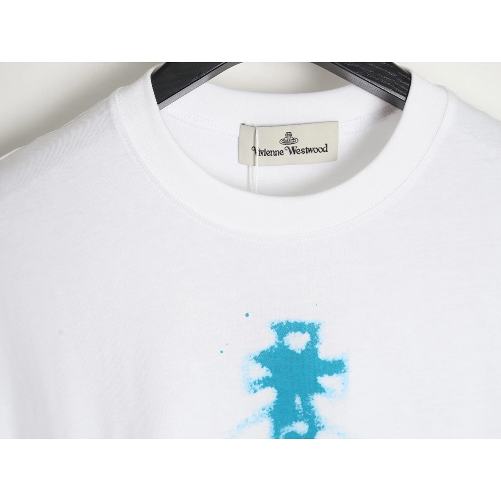 Vivienne Westwood 24SS inkjet Saturn logo short-sleeved T-shirt,All order with free shipping Vivienne Westwood