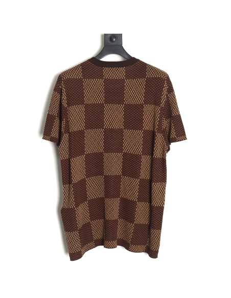 Reps Louis Vuitton 24SS Checkerboard Short Sleeve T-Shirt,All order with free shipping Reps Louis Vuitton