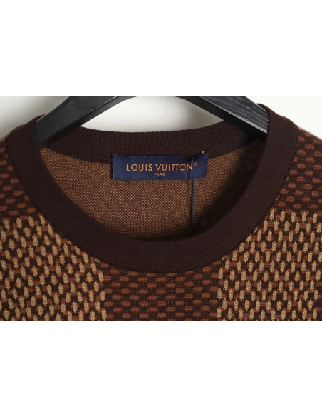Reps Louis Vuitton 24SS Checkerboard Short Sleeve T-Shirt,All order with free shipping Reps Louis Vuitton