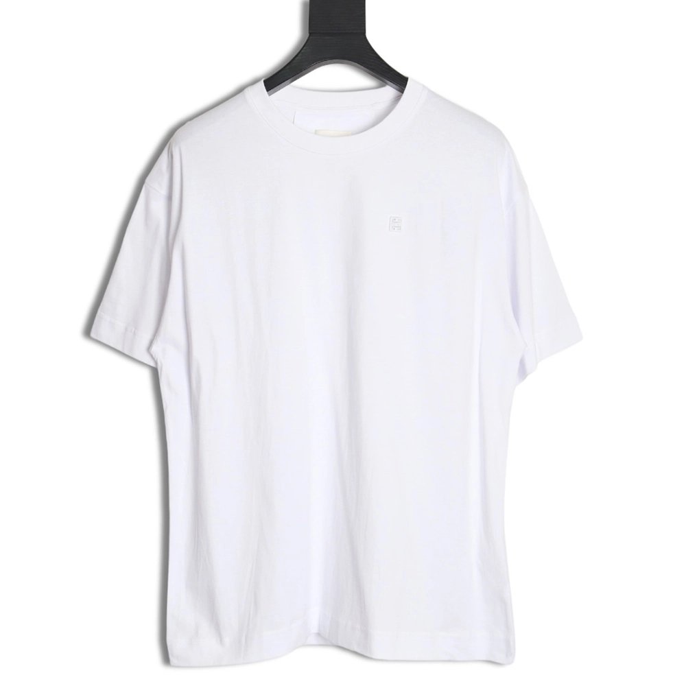 Givenchy 4G Metal Smiley L0go Short Sleeve T-Shirt,All order with free shipping Givenchy