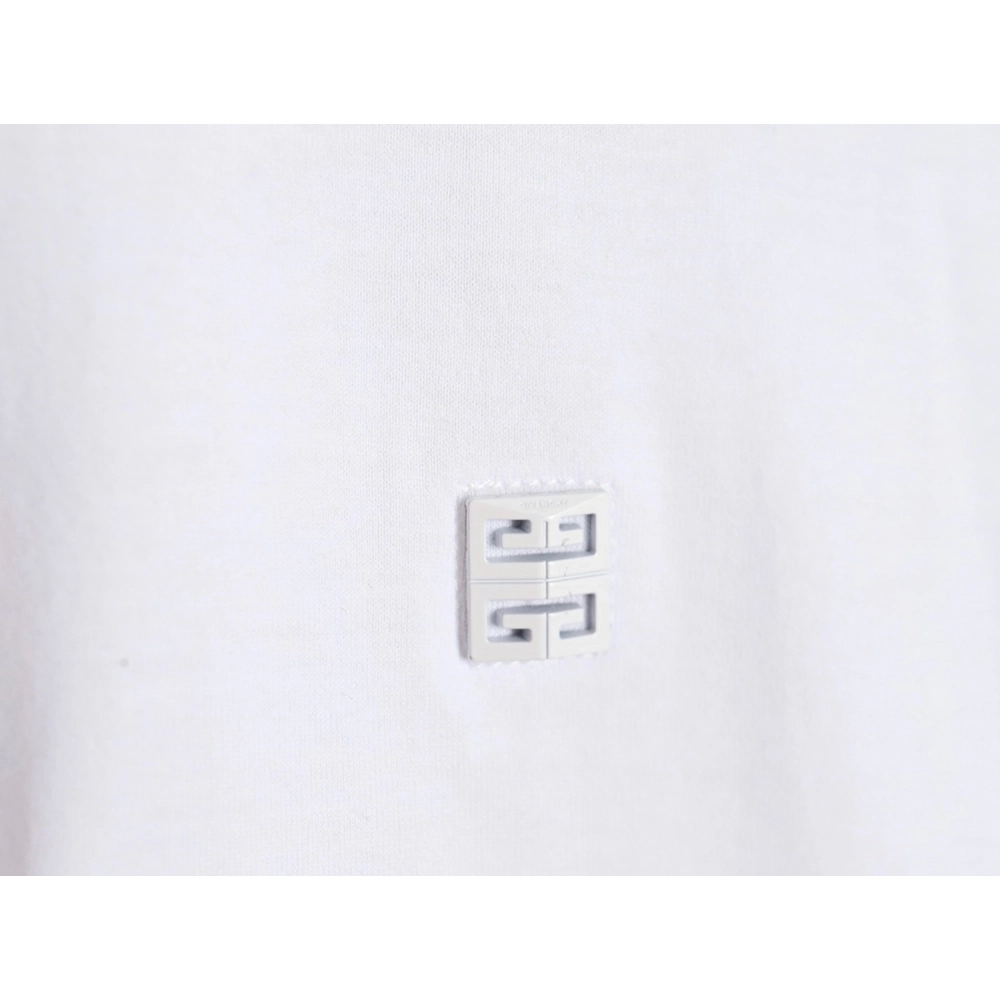 Givenchy 4G Metal Smiley L0go Short Sleeve T-Shirt,All order with free shipping Givenchy