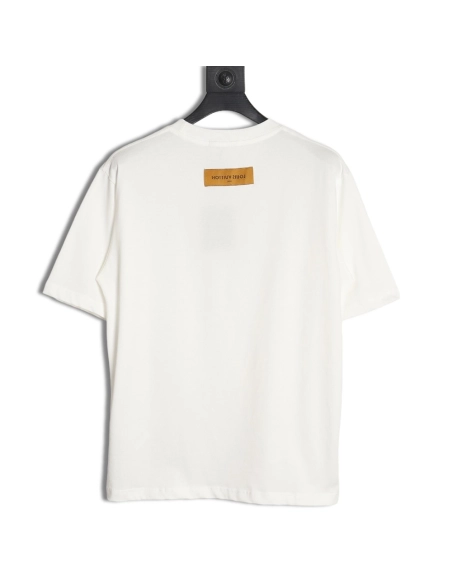 Reps Louis Vuitton Colorful Necklace Pendant Short Sleeve T-Shirt TSK1,All order with free shipping Reps Louis Vuitton