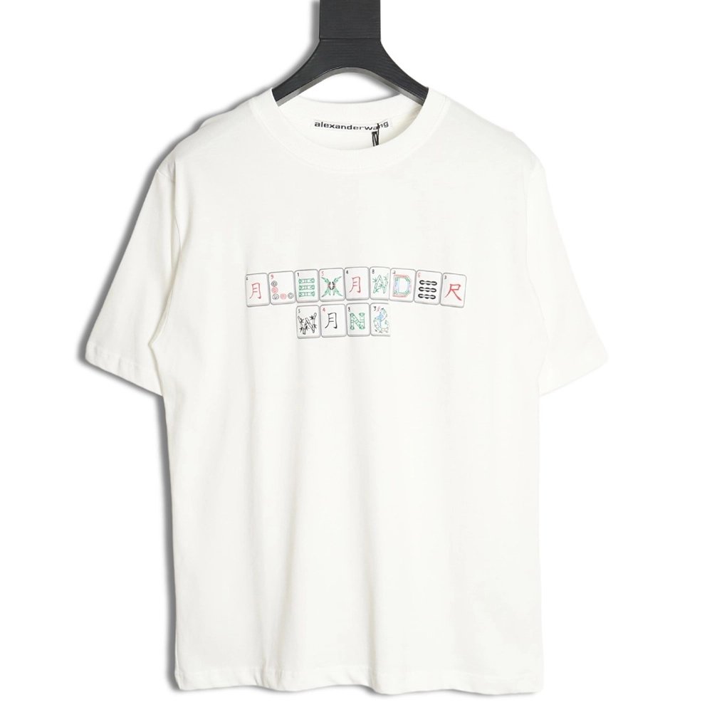 Discount Alexander Wang Foam Mahjong Short Sleeve T-Shirt TSK1,All order with free shipping Discount Alexander Wang
