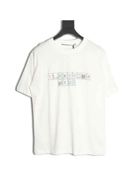 Discount Alexander Wang Foam Mahjong Short Sleeve T-Shirt TSK1,All order with free shipping Discount Alexander Wang