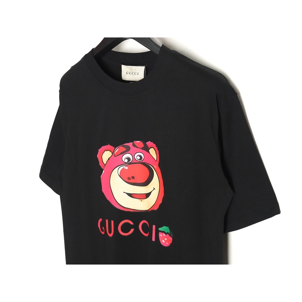 Reps Gucci Strawberry Bear Short Sleeve T-Shirt TSK2,All order with free shipping Reps Gucci