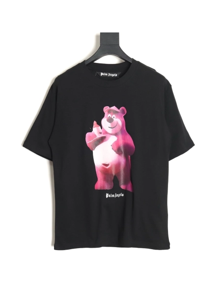 Palm Angel Modal Bear Short Sleeve T-Shirt TSK2,All order with free shipping Palm Angels