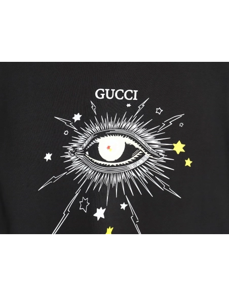 Reps Gucci 24SS Eye Short Sleeve T-Shirt TSK2,All order with free shipping Reps Gucci