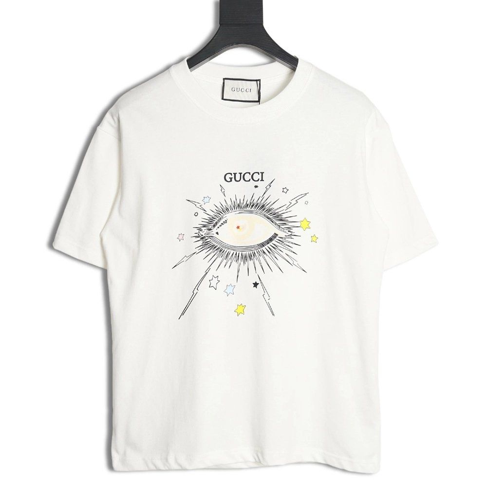Reps Gucci 24SS Eye Short Sleeve T-Shirt TSK1,All order with free shipping Reps Gucci