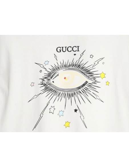 Reps Gucci 24SS Eye Short Sleeve T-Shirt TSK1,All order with free shipping Reps Gucci