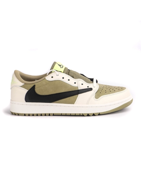 Jordan 1 Retro Low Golf Travis Scott Neutral Olive FZ3124 200,AIR JORDAN 1 LOW,Air Jordan