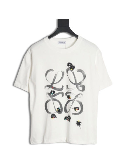 Loewe 24SS Briquette Short Sleeve T-Shirt TSK1,All order with free shipping Loewe