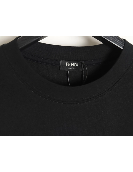 Fendi Little Blue Hat Backpack Bear Short Sleeve T-shirt_TSK1,All order with free shipping Fendi