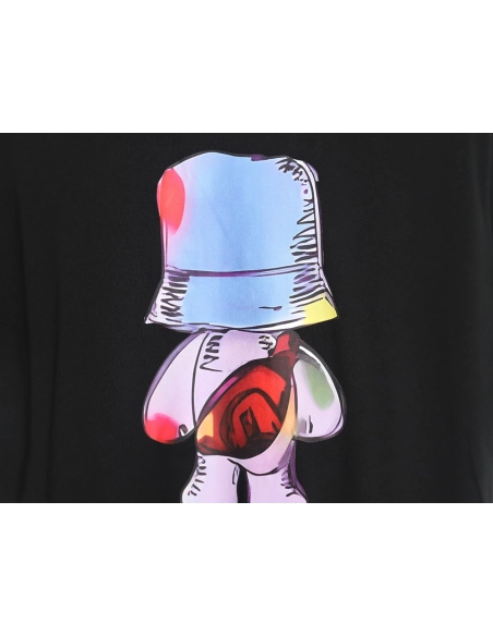 Fendi Little Blue Hat Backpack Bear Short Sleeve T-shirt_TSK1,All order with free shipping Fendi