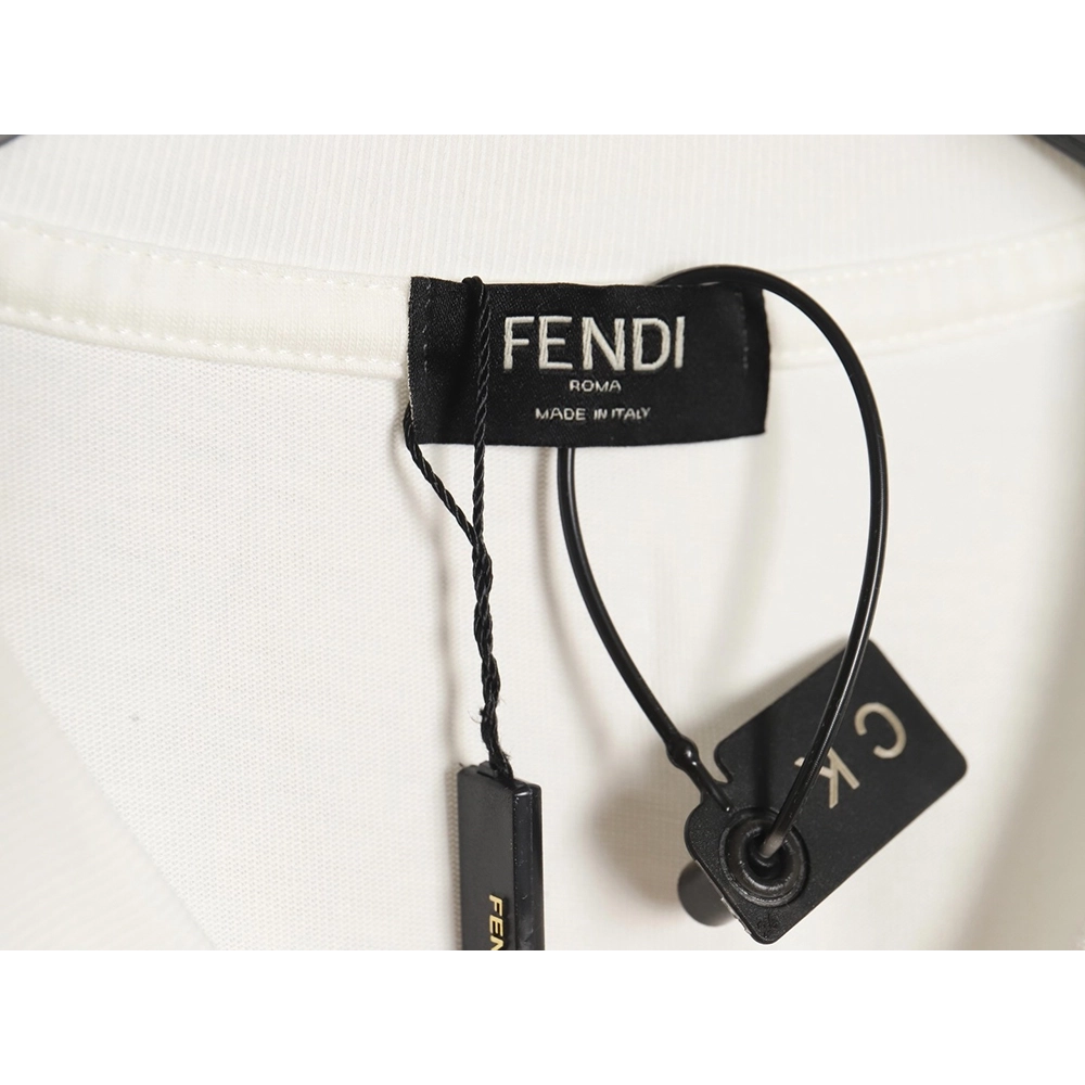 Fendi Little Blue Hat Backpack Bear Short Sleeve T-shirt,All order with free shipping Fendi